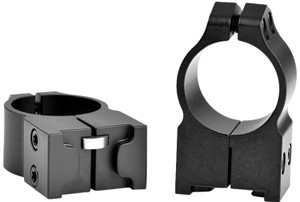 Warne 2R7M Maxima  Matte Black Steel 1" Tube High,  Fits Ruger M77/Hawkeye/Super Redhawk