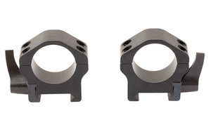 WARNE MAXIMA 1" HRZ QD LOW RINGS BLK