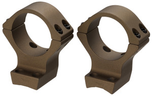 Browning 12534 X-Bolt Scope Mount System X-Lock Burnt Bronze Cerakote Aluminum 30mm Tube, Low Rings