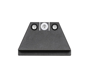 Night Fision GLK004003WGZ Suppressor Height Sights For Glock  Green Tritium White Outline Front Sight-Green Tritium Black Outline Rear Sight Glock 17/17L/19