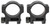 Trijicon AC22009 Riflescope Rings  Black Hardcoat Anodized  30mm