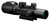 Konus 7170 KonusPro AS-34 Matte Black 2-6x28mm 34mm Tube Dual Illuminated Green/Red Engraved Mil-Dot Reticle Features Bubble Level