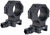 Trijicon AC22075 Scope Rings with Q-LOC Technology  Matte Black  35mm  Extra High