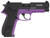 GSG GERG2210FFL FireFly  22 LR 10+1 4" Black Serrated Slide, Purple Zinc Alloy w/Accessory Rail Frame, Black Polymer Grip