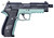 GSG GERG2213TFFMA FireFly  22 LR 13+1 4.90" Black Threaded Barrel, Aluminum Serrated Slide, Mint Aluminum Frame w/Picatinny Rail, Textured Grip