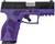 Taurus 1-GX2931DP-10 GX2  9mm Luger 10+1 3.37" Matte Stainless Steel Barrel, Matte Black Serrated Stainless Steel Slide, Dark Purple Polymer Frame w/Picatinny Rail, Polymer Grip