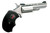 North American Arms BWM Black Widow  22 WMR 5 Shot 2" Stainless Steel Vent Rib Barrel, Stainless Steel Frame, Stainless Cylinder, Black Finger Grooved Rubber Grip, Exposed Hammer