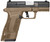 Diamondback DB0300P061 AM2  Sub-Compact Frame 9mm Luger 17+1, 3.50" Stainless Steel Barrel, Black Nitride Serrated Stainless Steel Slide, Flat Dark Earth Polymer Frame w/Picatinny Rail & Polymer Grip