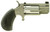 North American Arms PUGDP Pug  22 WMR 5 Shot 1" Stainless Steel Ported Barrel, Stainless Steel Frame, Stainless Cylinder, Black Polymer Grip, Exposed Hammer