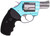 Charter Arms 53860 Undercover Lite Santa Fe Sky Small 38 Special, 5 Shot 2" Stainless Steel Barrel & Cylinder, Turquoise Aluminum Frame w/Black Finger Grooved Rubber Grip, Exposed Hammer