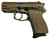 Bersa TPR9CFDE TPRC  Sports South Exclusive 9mm Luger 13+1, 3.50" Black Steel Barrel, Flat Dark Earth Serrated Steel Slide & Aluminum Frame w/Picatinny Rail, Ambidextrous