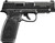 FN 66101759Micro-Compact Frame 9mm Luger 18+1 3.80" Black Target Crown Steel Barrel, Black PVD Optic Cut/Serrated Stainless Steel Slide & Polymer Frame w/Picatinny Rail, Interchangeable Backstrap Grip