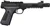 Browning 051598490 Buck Mark Contour Pro 22 LR 10+1 4.40" Black Threaded w/Compensator Barrel, Matte Black Picatinny Rail Receiver, Matte Black Aluminum Frame w/Picatinny Rail, Black/Gray G10 Grip