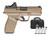 Springfield Armory HCP9379FOSPPAC Hellcat Pro OSP 9mm Luger 17+1 3.70" Black Melonite Barrel, FDE Cerakote Steel Optic Ready/Serrated Slide & Polymer Frame w/Picatinny Rail, Adaptive Texture Grip