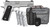 Kimber Mfg, Inc 3700826 Stainless LW Club Bundle Full Size Frame 45 ACP 7+1 5" Stainless Match Grade Barrel, Serrated Stainless Steel Slide, Stainless Aluminum Frame w/Beavertail, Black Textured Grip