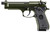 Beretta USA J92F300GRTB18 92FS  Full Size 9mm Luger 18+1 5.10" Black Threaded Barrel, OD Green Cerakote Serrated Slide, OD Green Cerakote Aluminum Frame w/Beavertail, Black Textured Grip