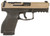 HK 81001196 VP9A1  Full Size 9mm Luger 15+1 4.53" Barrel, Flat Dark Earth Steel Optic Ready/Serrated Slide, Brown Polymer Frame w/Picatinny Rail, Interchangeable Backstrap Grip, Ambidextrous