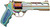 Chiappa Firearms CF340301 Rhino 60SAR Nebula *CA Compliant 357 Mag Caliber with 6" Picatinny Rail/Vent Rib, 6rd Capacity Cylinder, Rainbow PVD Metal Finish & Blue Laminate Grip