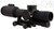 Trijicon 1600004 VCOG  1-6x 24mm Obj 95-15.90 ft @ 100 yds FOV Matte Black Finish LED Illuminated Red Segmented Circle w/Crosshair 308 175gr W/TA51 Mount