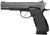 Cz Custom Shop 96333 A01-SD  9mm Luger 19+1 5" Match Grade Bull Barrel, Black Optic Cut/Serrated Steel Slide, Black Polycoat Steel Frame w/Beavertail, Black G10 Grip, Short Dustcover