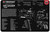 TekMat TEKR17SIGP250 Sig Sauer P250 Cleaning Mat Black/White Rubber 11"x17" Sig Sauer P250 Parts Diagram