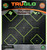 TruGlo TG14A12 Tru-See 5- Diamond Target Self-Adhesive Heavy Paper Black/Green 12"x12" 12 Pack