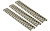 ERGO 18-SLOT LDDR RAIL COVERS 3PK DE