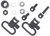 Uncle Mike's 12312 Super Swivel  Quick Detach 115 MCS Blued 1" Loop  Compatible w/Most Pump & Auto Shotguns