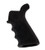 Hogue 15020 OverMolded Beavertail Cobblestone Black Rubber with Finger Grooves for AR-15, M16
