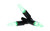 NAP NAPILLNXGR3PK Thunderglo Illuminated Nock Crossbow Green Half Moon/ 3 Pack