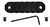 GrovTec US Inc GTSW228 3 Inch 7 Slot Keymod  Black Anodized