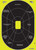 Allen 15220-30 EZ Aim Splash  Hanging Paper Black/Chartreuse 30Pack