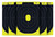 EZ-Aim 1537230 Splash Reactive  IPSC Silhouette Paper Hanging 12.50" W X 18.25" H Chartreuse/Black 30 Per Pkg