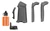 Magpul MAG521-GRY MIAD Type 2 Gen 1.1 Grip Kit Polymer Aggressive Textured Gray for AR Platform