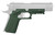Recover Tactical CC3H03 Grip & Rail System  OD Green Polymer Picatinny for Standard Frame 1911