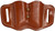 1791 Gunleather MAG21CBRA MAG2.1 Double Mag Holster Classic Brown Leather Belt Slide Belts 1.50" Wide Compatible w/ Single Stack Ambidextrous