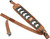 Featherlight Black & Brown Rifle W/ Swivels 1/ct