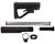 TacFire MAR050B Mil-Spec Buffer Tube  Black Matte AR-15