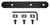 GrovTec US Inc GTSW239 6 Inch 15 Slot M-Lok  Black Anodized