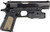 Recover Tactical CC3P0102 Frame Grip  Black Polymer Frame with Interchangeable Black & Tan Panels for Standard Frame 1911