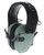 Walker's GWPRSEMSGN Razor Slim Electronic Muff 23 dB Over the Head Sage Green/Black Polymer