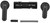Battle Arms Development BADASSPRO Bad-Ass-Pro Reversible Safety Selector Black Phosphate Steel, Ambidextrous, 90/60 degree for S&W M&P15-22