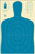 Action Target B27EBLUE100 Qualification Economy Silhouette Paper Hanging 23" x 35" Blue/White 100 Per Box