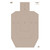Birchwood Casey 37025 EZE-Scorer  IPSC Hanging Paper 23" x 35" Tan Pkg of 100