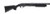 Hogue 08732 OverMolded Combo Kit Black Synthetic with Forend & 12" LOP for Remington 870