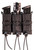 High Speed Gear 13PT13BK TACO Mag Pouch Triple Black Nylon Belt Compatible w/ Pistol