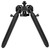 Warne V7934M Vapor M-Lok Bipod  Matte Black Aluminum
