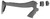 Advanced Technology MTF4900 Shotforce Shotgun Stock Marine Edition Top Folding Black Synthetic for Moss 12/20 GA, Rem 870 12 GA, Win 12/20 GA