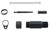 TacFire MAR139C Short Buffer Tube System  Black Anodized Aluminum with QD End Plate for AR Pistol Platform