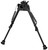 Harris Bipods S-L2 Swivel L Swivel Stud, 9-13", Black Steel/Aluminum, Self-Leveling Legs, Rubber Feet